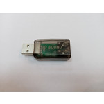 Звуковая карта USB 2xJack 3.5 3pin чёрная