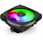 Кулер для процессора Exegate Dark Magic EE400XL-PWM.RGB Al+Cu, soc-all FDB 125W 4pin подсветка